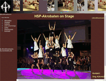 Tablet Screenshot of akroshowteam.acrobatic.de